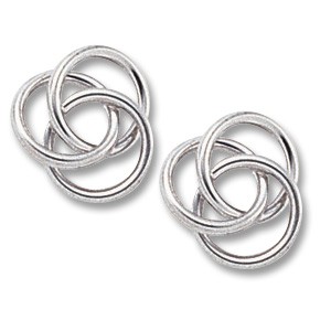 Large Love Knot Studs