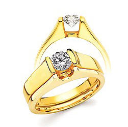 Diamond Engagement Ring - Ostbye Ultrafit® Floating Collection 14K Gold