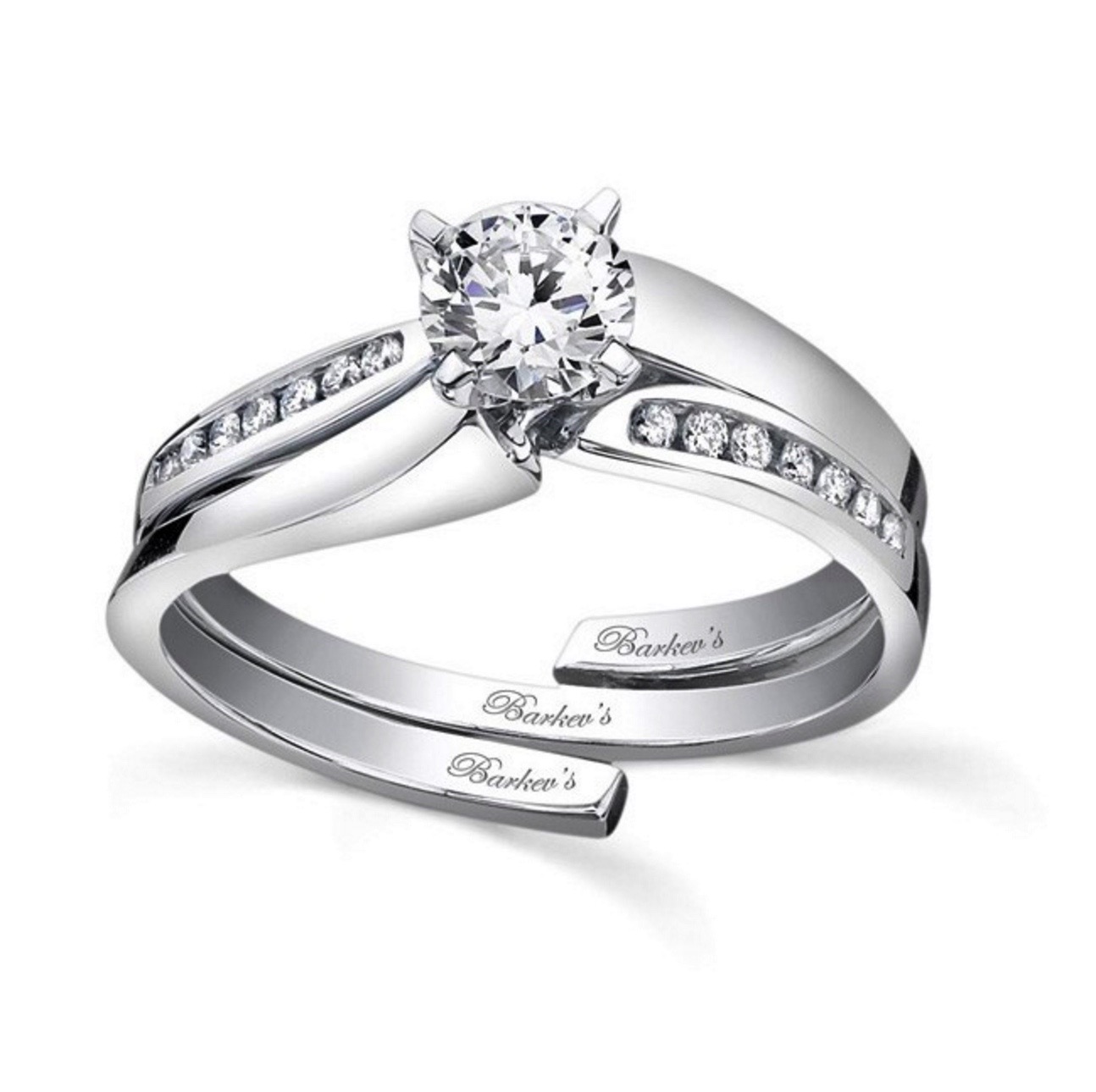 Diamond Bridal Set - Interlocking Diamond