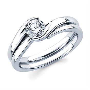 Diamond Engagement Ring - Ostbye Modern Bridal 14K White Gold