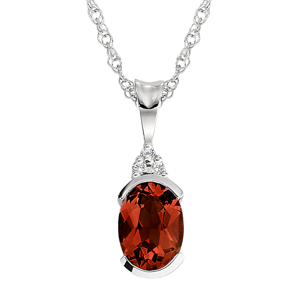 Ruby Pendant Necklace