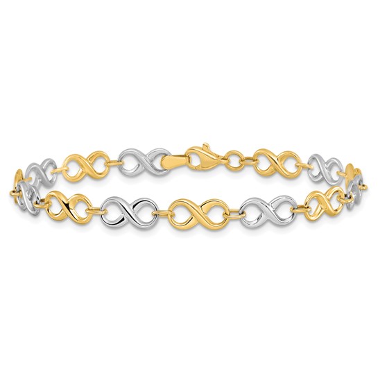 Two-Tone Polished Bracelet