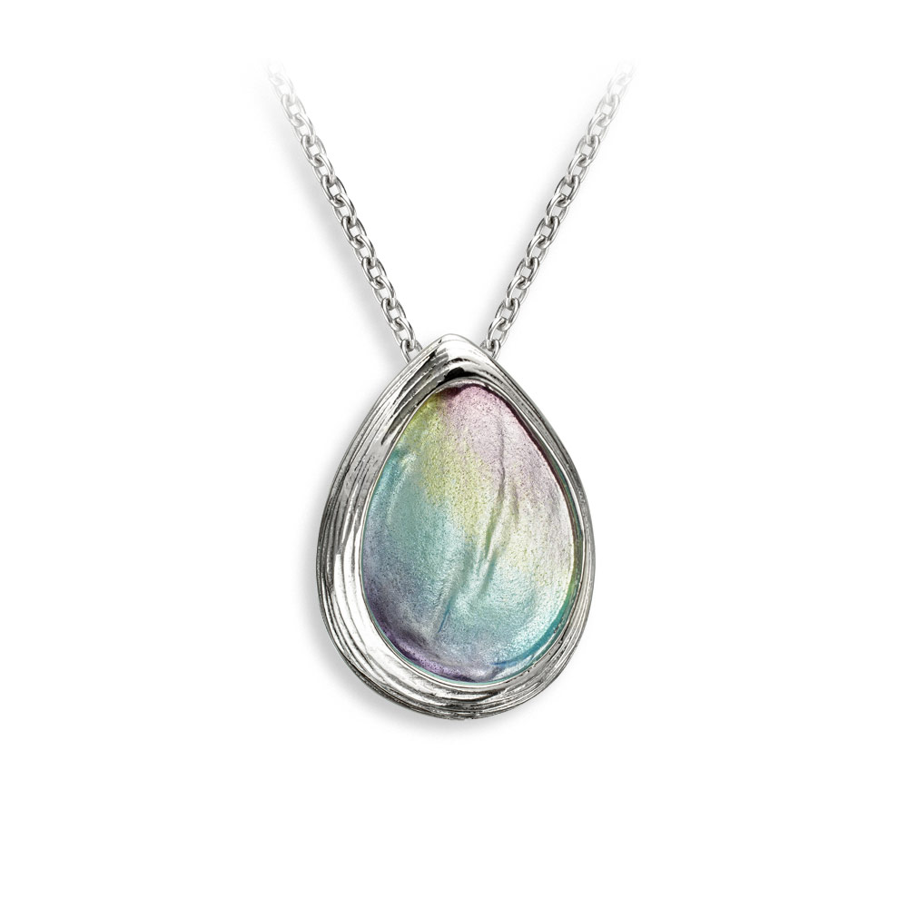 Multi-Color Teardrop Necklace