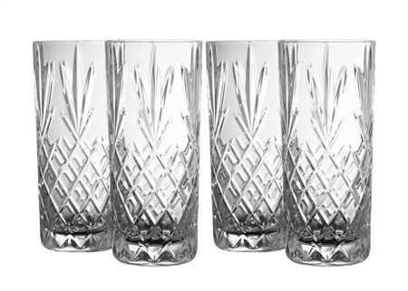 Galway Crystal Renmore HiBall Glass Set